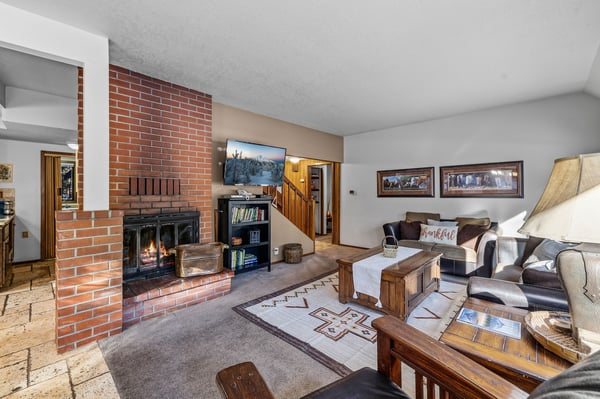 Living Room with Fireplace