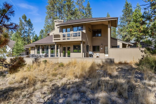 Expansive deck and balcony